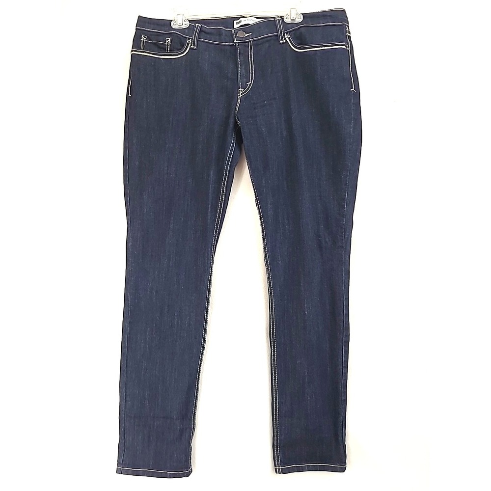 Levis 524 Superlow Jeans 17M‎ 38x32 Dk Wash Low Rise Straight Cut